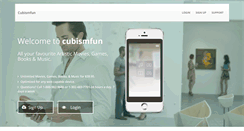 Desktop Screenshot of cubismfun.com